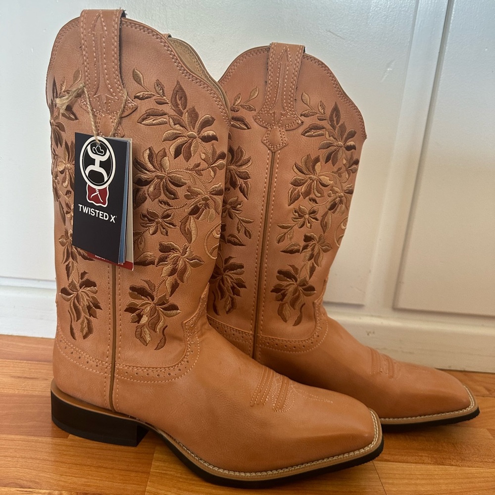 NWT Authentic Women’s Twisted X 13” Hooey Cowboy Boots WHY0012 size 11B